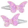 Souza Κλιπ Μαλλιών Butterfly pink (2 τμχ/κάρτα, 1 κάρτα) 106922