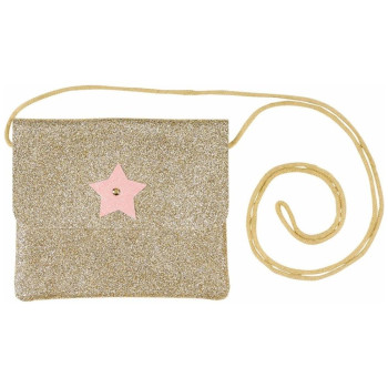 Souza Τσάντα Bapke Χρυσό Γκλίτερ, ροζ αστέρι (1 τεμ.) 104906