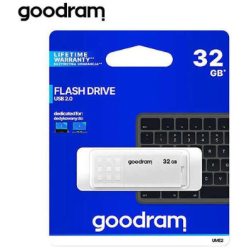 GoodRAM UME2 32GB USB 2.0 Stick Λευκό