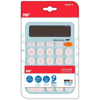 MP Αριθμομηχανή 12 Ψηφία Σιέλ PE031-6 MP Αριθμομηχανή 12 Ψηφία Σιέλ PE031-6