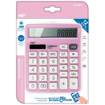 MP Επιτραπέζια αριθμομηχανή Dual Power PE028-2