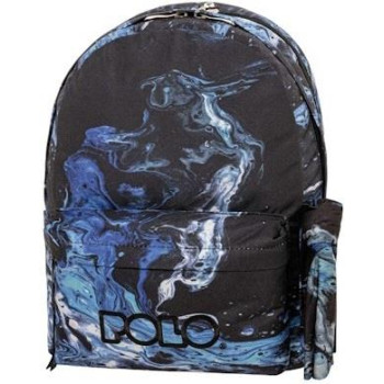 POLO ΣΑΚΙΔΙΟ ORIGINAL DOUBLE SCARF SHAPES BLACK/BLUE SHAPES 901202-8342 (2025)