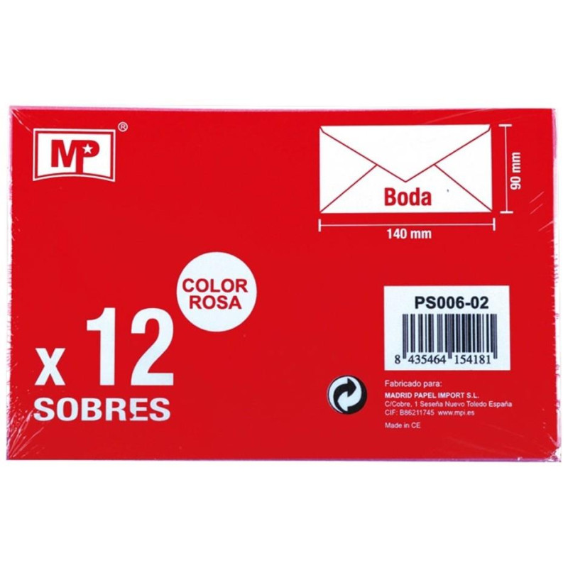 MP Poζ Αυτοκόλλητοι Φάκελοι 140 x 90 mm 12 τεμ PS006-02 MP Poζ Αυτοκόλλητοι Φάκελοι 140 x 90 mm 12 τεμ PS006-02