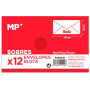 MP Κόκκινοι Αυτοκόλλητοι Φάκελοι 140 x 90 mm 12 τεμ PS006-01