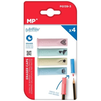 MP Ξύστρα και Γόμα με Δωρεάν Ανταλλακτικό PG139-3