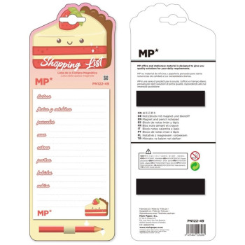 MP Μπλοκ Magnetic Shopping List Με Μολύβι PN122-49 MP Μπλοκ Magnetic Shopping List Με Μολύβι PN122-49