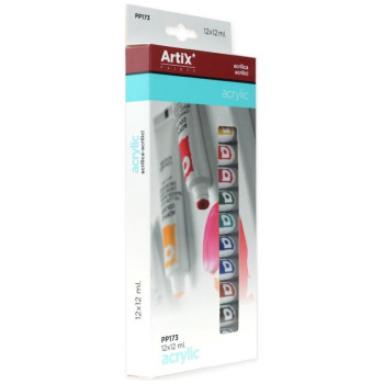 MP Σετ Ακρυλικών Xρωμάτων Σωληνάριo 12ml PP173