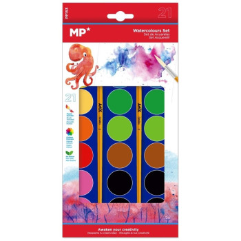 MP Σετ Νερομπογιες 21 Χρωμάτων PP153