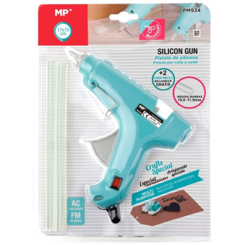 MP Πιστόλι Σιλικόνης 60 Watt + Δυο Mπάρες 11mm PM934 MP Πιστόλι Σιλικόνης 60 Watt + Δυο Mπάρες 11mm PM934