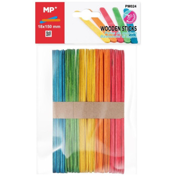 ΜP Ξυλάκια Χειροτεχνίας Χρωματιστά 15cm 50τεμ PM024 ΜP Ξυλάκια Χειροτεχνίας Χρωματιστά 15cm 50τεμ PM024