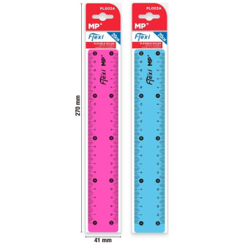 MP Εύκαμπτος Πλαστικός Χάρακας 20cm PL003A MP Εύκαμπτος Πλαστικός Χάρακας 20cm PL003A