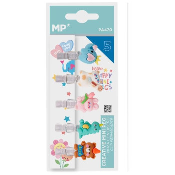 MP Clips Ζωάκια 5 Tεμ  PA470 MP Clips Ζωάκια 5 Tεμ  PA470