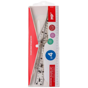 MP Σετ Γεωμετρικών Οργάνων 4 τεμάχια PA147
