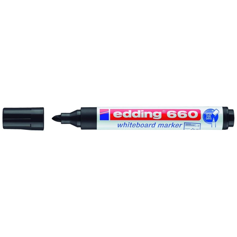 Edding Μαρκαδόρος Ασπροπίνακα Μαύρο 0325066601A Edding Μαρκαδόρος Ασπροπίνακα Μαύρο 0325066601A