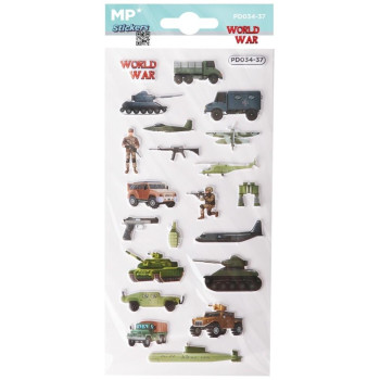 ΜP Stickers 3D Military PD034-37 ΜP Stickers 3D Military PD034-37