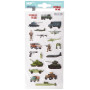 ΜP Stickers 3D Military PD034-37