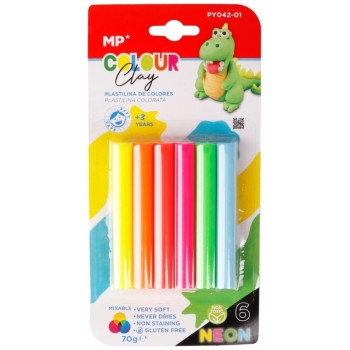 MP Ράβδοι Πλαστελίνης 65mm 6 Xρώματα PY042-01 MP Ράβδοι Πλαστελίνης 65mm 6 Xρώματα PY042-01