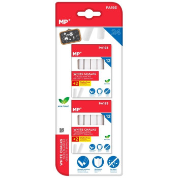 MP Κιμωλίες Λευκές 12 Τεμ PA193 MP Κιμωλίες Λευκές 12 Τεμ PA193