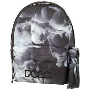 Polo Σακίδιο Original Με Μαντήλι Μονή Θήκη Scarf Craft Black/Grey Craft 9-01-161-8258