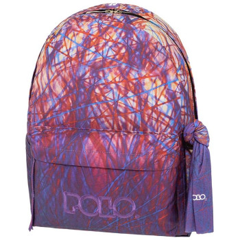 Polo Σακίδιο Original Με Μαντήλι Μονή Θήκη Scarf Craft Purple/Yellow Craf 901161-8257