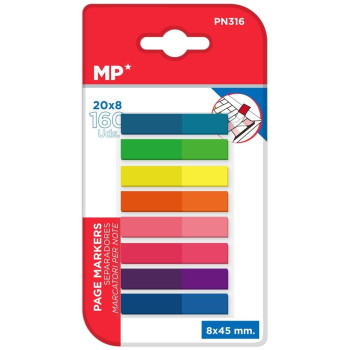 MP Αυτοκόλλητοι Σελιδοδείκτες 8x45mm 160 Tεμ PN316 MP Αυτοκόλλητοι Σελιδοδείκτες 8x45mm 160 Tεμ PN316