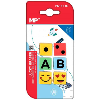 MP Γόμα Δημιουργικό Ζάρι 6 Τεμάχια PG161-03