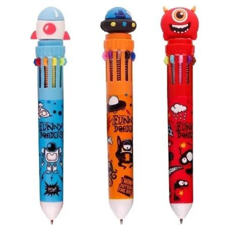 MP Στυλό Παιδικό 10 Χρωμάτων Fantasy Ballpoint 0.7 mm PE253-20 MP Στυλό Παιδικό 10 Χρωμάτων Fantasy Ballpoint 0.7 mm PE253-20