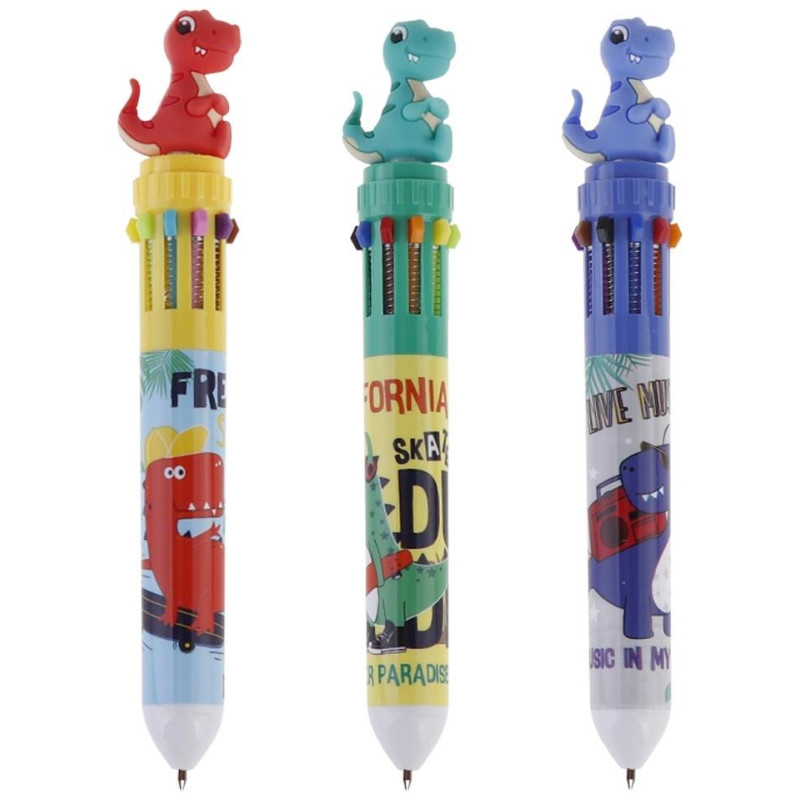 MP Στυλό Παιδικό 10 Χρωμάτων Fantasy Ballpoint 0.7 mm PE253-16