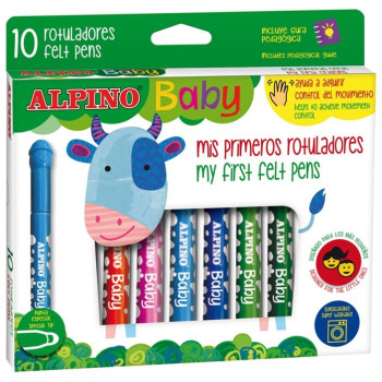 Alpino Baby Μαρκαδόροι 10τμχ. AR002010 Alpino Baby Μαρκαδόροι 10τμχ. AR002010