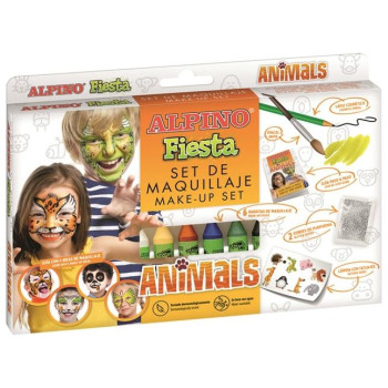 Alpino Face Paint Set Animals 6 Χρώματα DL000105