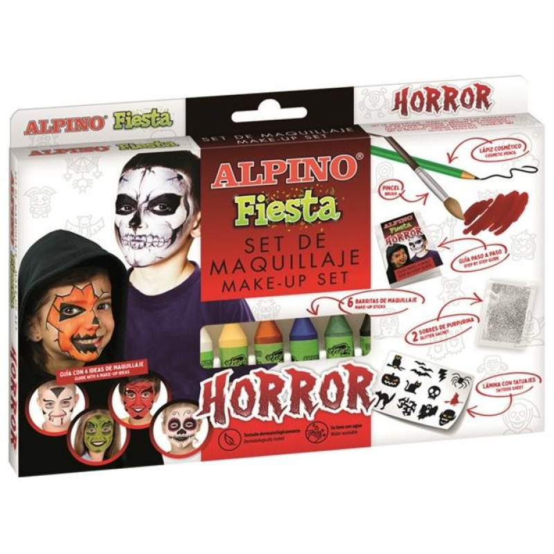 Alpino Face Paint Set Horror 6 Χρώματα DL000107 Alpino Face Paint Set Horror 6 Χρώματα DL000107