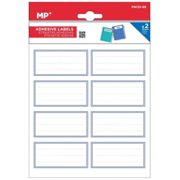 MP Σχολικές Ετικέτες 2 Φύλλα 16Τεμ PN125-86 MP Σχολικές Ετικέτες 2 Φύλλα 16Τεμ PN125-86