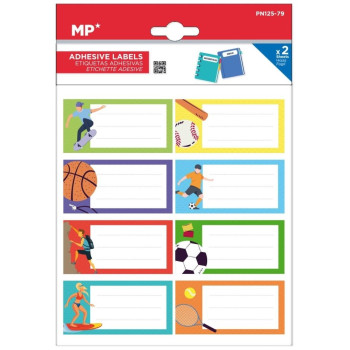 MP Σχολικες Αυτοκόλλητες Ετικέτες Ονόματος PN125-79 MP Σχολικες Αυτοκόλλητες Ετικέτες Ονόματος PN125-79