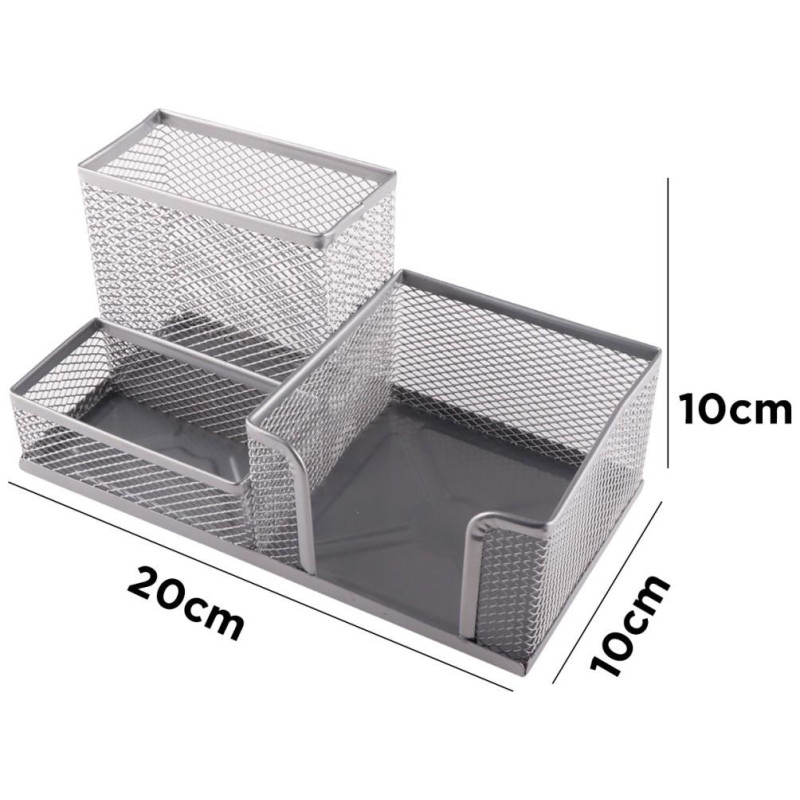 MP Inox Επιτραπέζιο Organizer 3 Θέσεων PA904PL