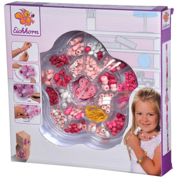 Simba Eichhorn Ξύλινο κουτί με χάντρες λουλουδιών Simba Eichhorn Ξύλινο κουτί με χάντρες λουλουδιών