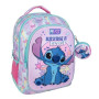  Must τσάντα πλάτης 32x18x43cm 3θήκες Disney Stitch