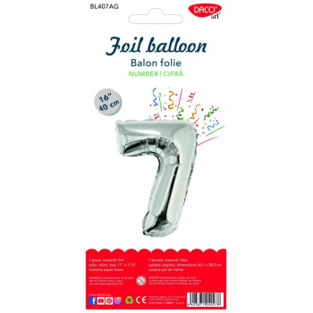 Daco Μπαλόνι από Αλουμινόχαρτο Γενεθλίων 40εκ BL407AG