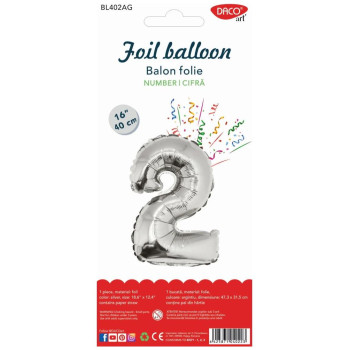 Daco Μπαλόνι από Αλουμινόχαρτο Γενεθλίων 40εκ BL402AG