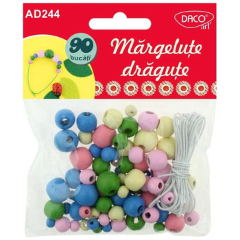 Daco Χάντρες Χρωματιστές 90Τεμ AD244 Daco Χάντρες Χρωματιστές 90Τεμ AD244