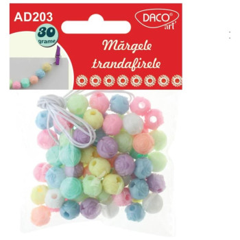 Daco Χάντρες Χρωματιστές 30Τεμ AD203 Daco Χάντρες Χρωματιστές 30Τεμ AD203