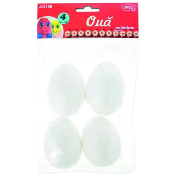 Daco Αυγά Χειροτεχνίας 4Τεμ 6.5cm AD109 Daco Αυγά Χειροτεχνίας 4Τεμ 6.5cm AD109