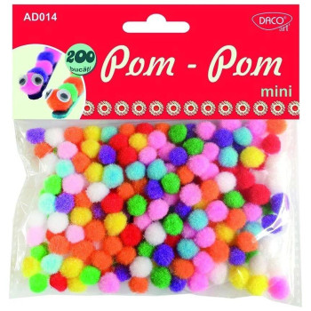 Daco Αξεσουάρ Χειροτεχνίας Pom-Pom Mini AD014 Daco Αξεσουάρ Χειροτεχνίας Pom-Pom Mini AD014