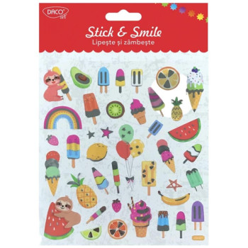 Daco Stick And Smile Αυτοκόλλητα AB113 Daco Stick And Smile Αυτοκόλλητα AB113