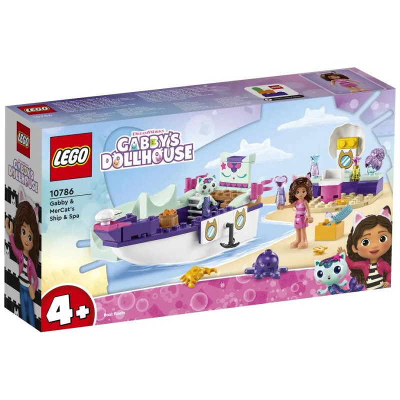 Lego Gabbys Dollhouse Gabby & Mercats Ship & Spa  10786