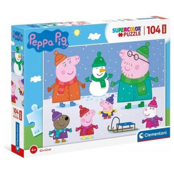 Clementoni Παιδικό Παζλ Color Peppa Pig 104 Τμχ 1210-23752