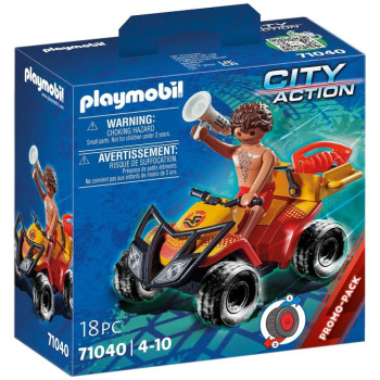 Playmobil City Action Ναυαγοσώστης Με Γουρούνα 4X4 71040 Playmobil City Action Ναυαγοσώστης Με Γουρούνα 4X4 71040