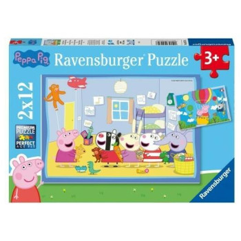 Ravensburger Παζλ Πέππα το Γουρουνάκι 2X12 Κομμάτια 05574
