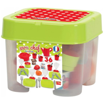 Ecoiffier Σετ Σερβίτσιο Dinette Box 36 τεμαχίων 105733619 Ecoiffier Σετ Σερβίτσιο Dinette Box 36 τεμαχίων 105733619