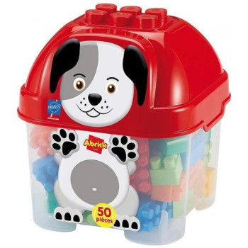 Ecoiffier Τουβλάκια 50 Τεμαχίων Σε Πλαστικό Κουτί Με Σχέδιο Σκυλάκι 105560844 Ecoiffier Τουβλάκια 50 Τεμαχίων Σε Πλαστικό Κουτί Με Σχέδιο Σκυλάκι 105560844