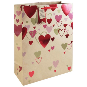 12 Εποχές Τσάντα Καρδιά X/L - Falling Hearts XL Bag 32034-1WC 12 Εποχές Τσάντα Καρδιά X/L - Falling Hearts XL Bag 32034-1WC